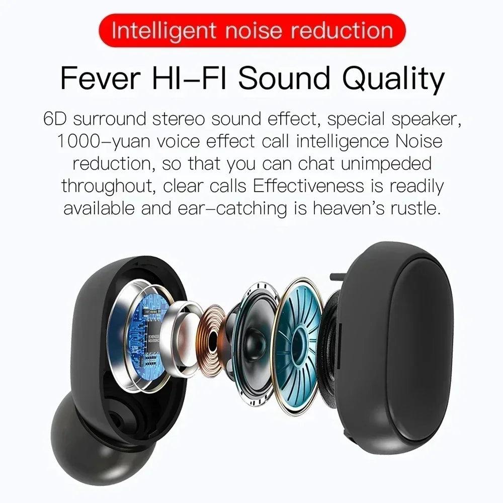 Wireless Bluetooth Noise Cancelling Earphones with Microphone