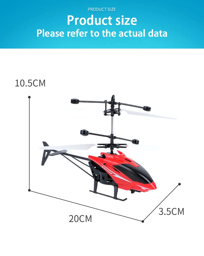 Rechargeable Mini RC Drone Remote Safe Fall-resistant RC Helicopters