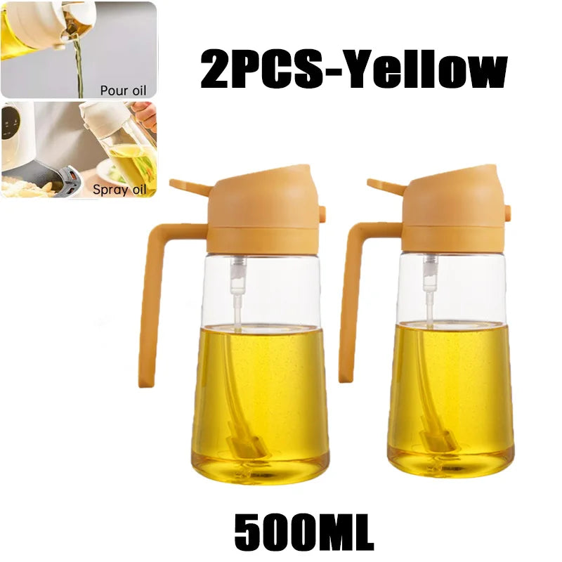 200/300/500ml Oil Spray Bottle BBQ Cooking Olive Oil