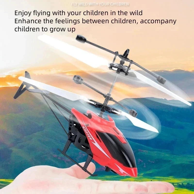 Rechargeable Mini RC Drone Remote Safe Fall-resistant RC Helicopters