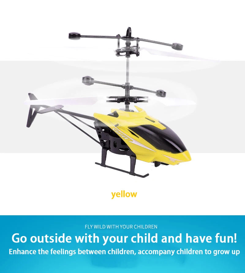 Rechargeable Mini RC Drone Remote Safe Fall-resistant RC Helicopters