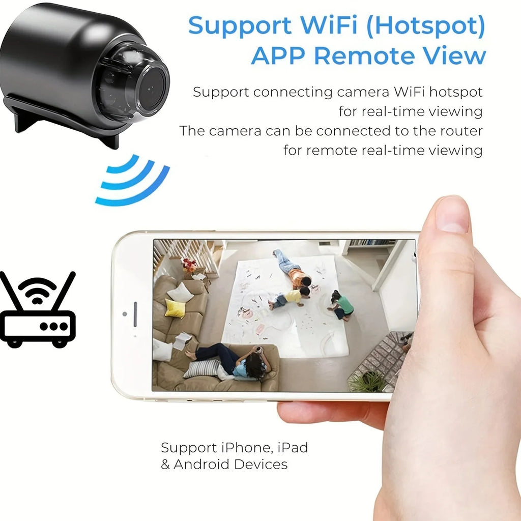 1080P HD Mini WiFi Camera Indoor Safety Security Surveillance