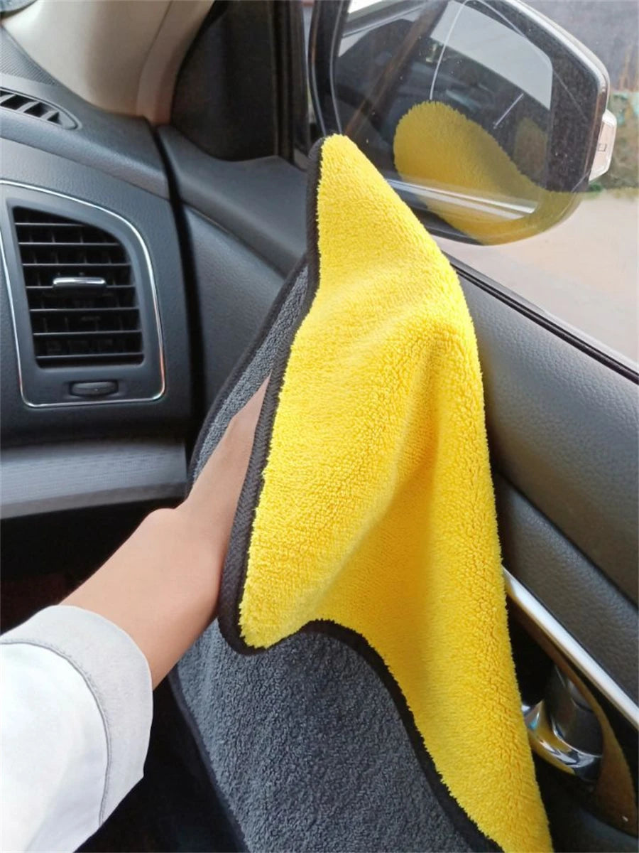 Microfiber Cleaning Towel Thicken Soft Drying Cloth for Car