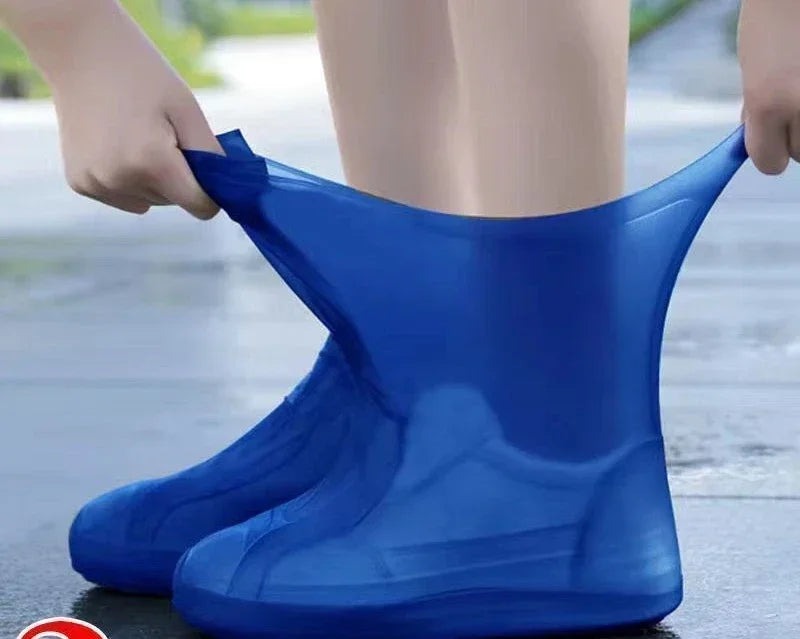 1 Pair Silicone WaterProof Shoe Covers Rubber Rain Boot