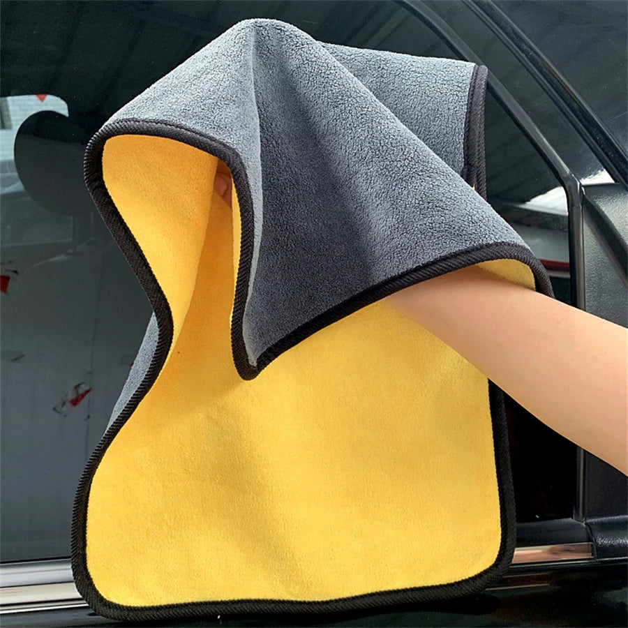 Microfiber Cleaning Towel Thicken Soft Drying Cloth for Car