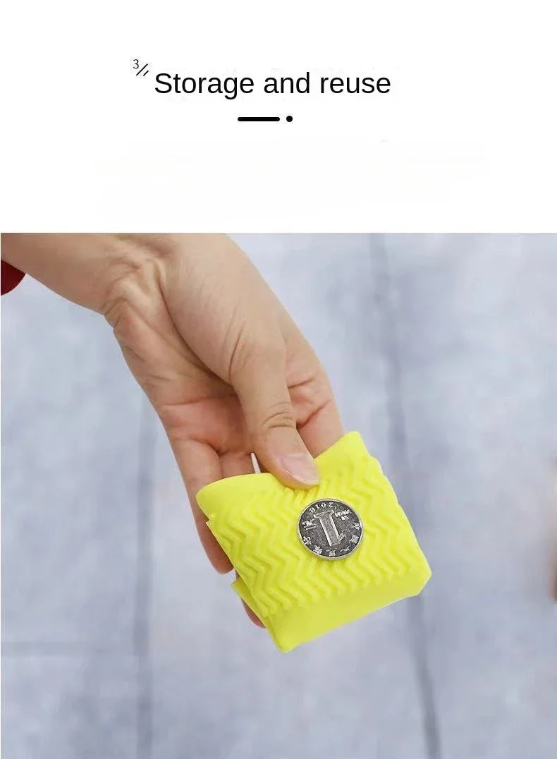 1 Pair Silicone WaterProof Shoe Covers Rubber Rain Boot