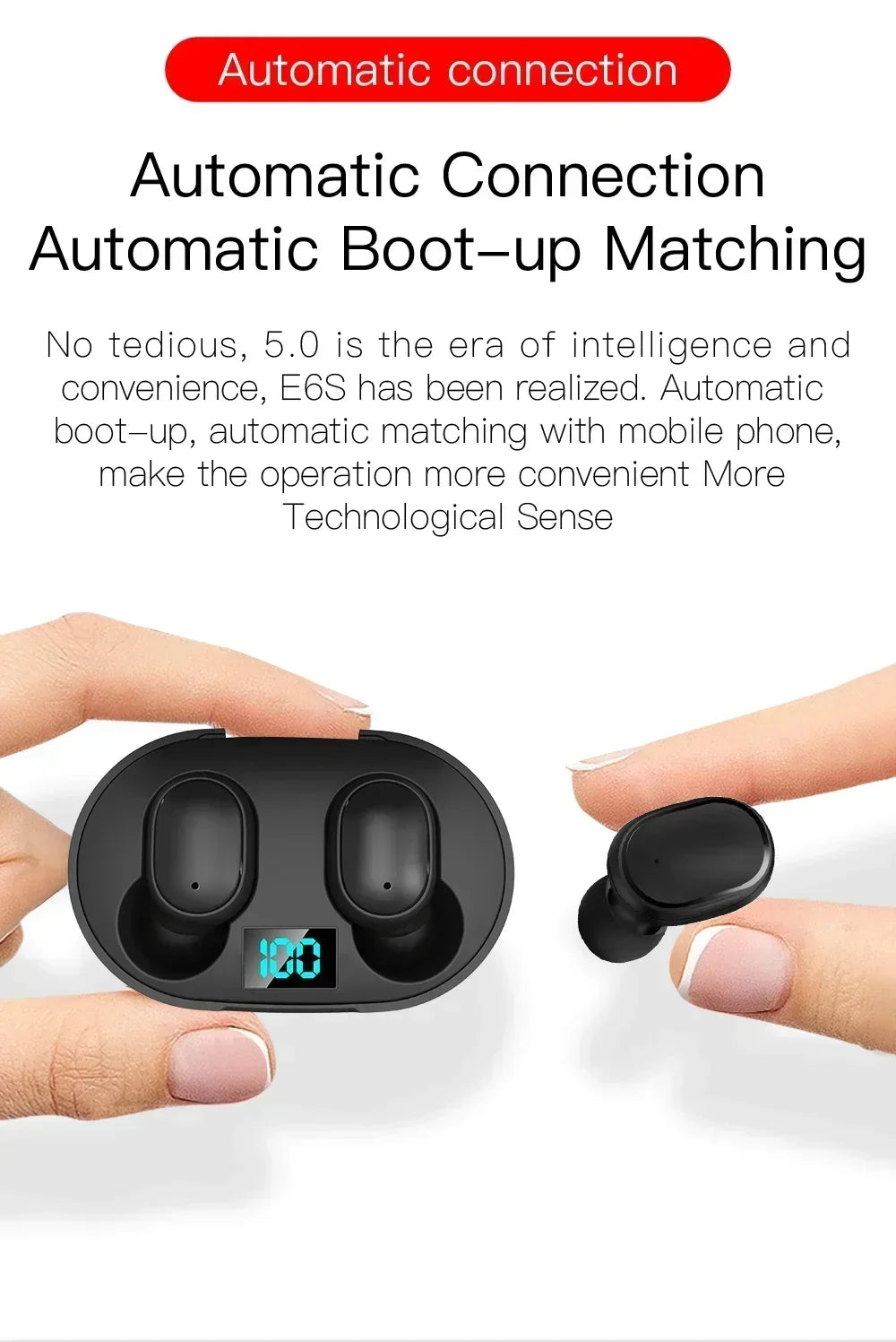 Wireless Bluetooth Noise Cancelling Earphones with Microphone