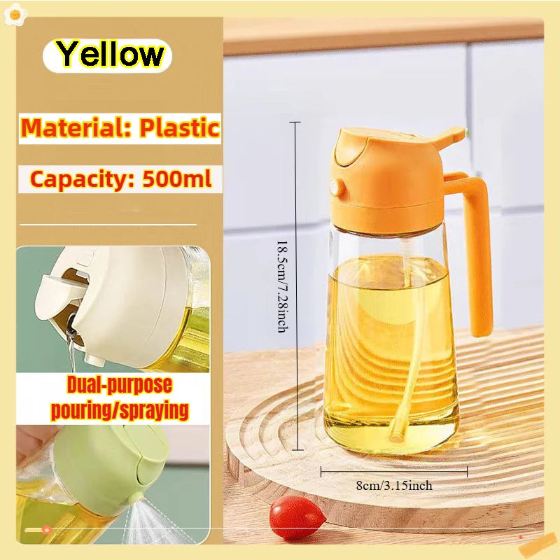 200/300/500ml Oil Spray Bottle BBQ Cooking Olive Oil