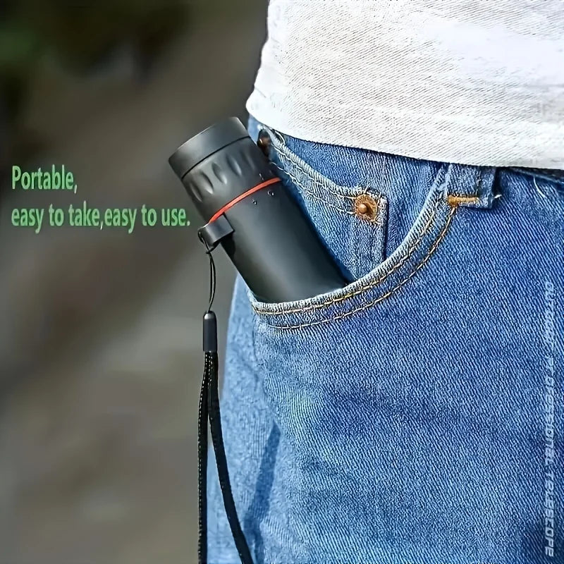 HD Monocular Telescope, Compact Portable for Adventures