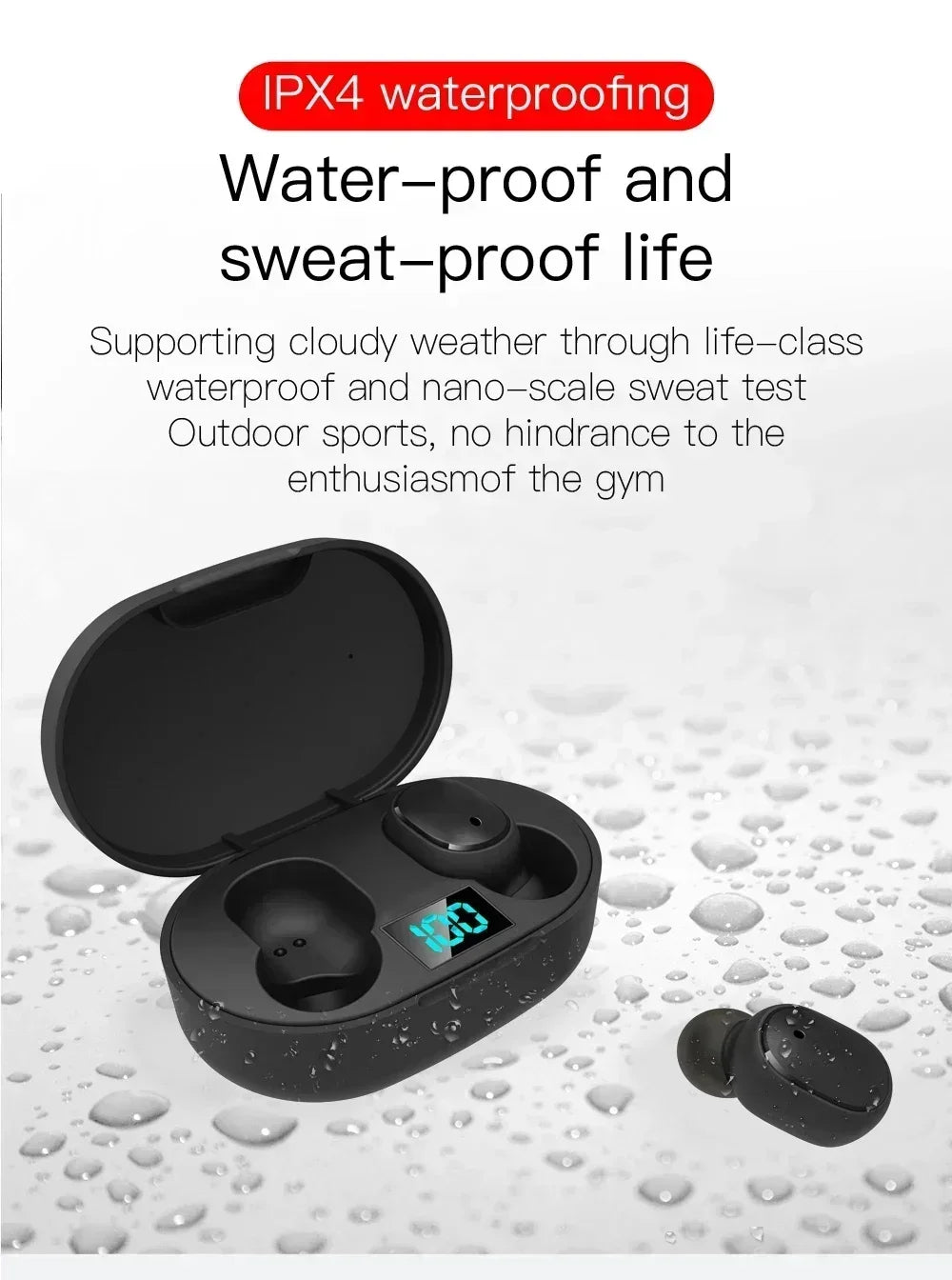 Wireless Bluetooth Noise Cancelling Earphones with Microphone